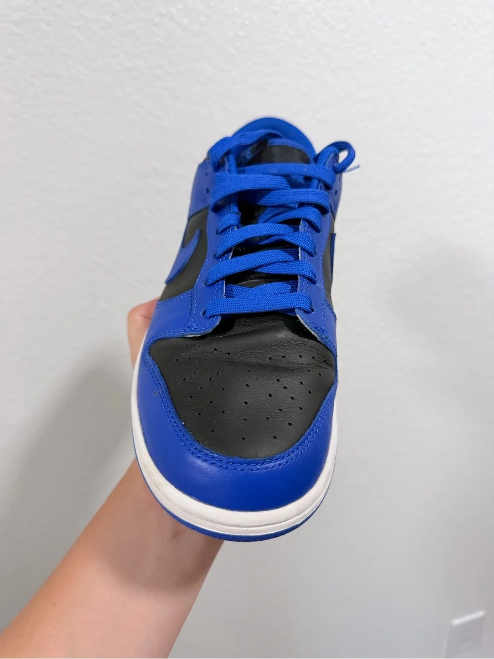 Nike dunk low blue and black